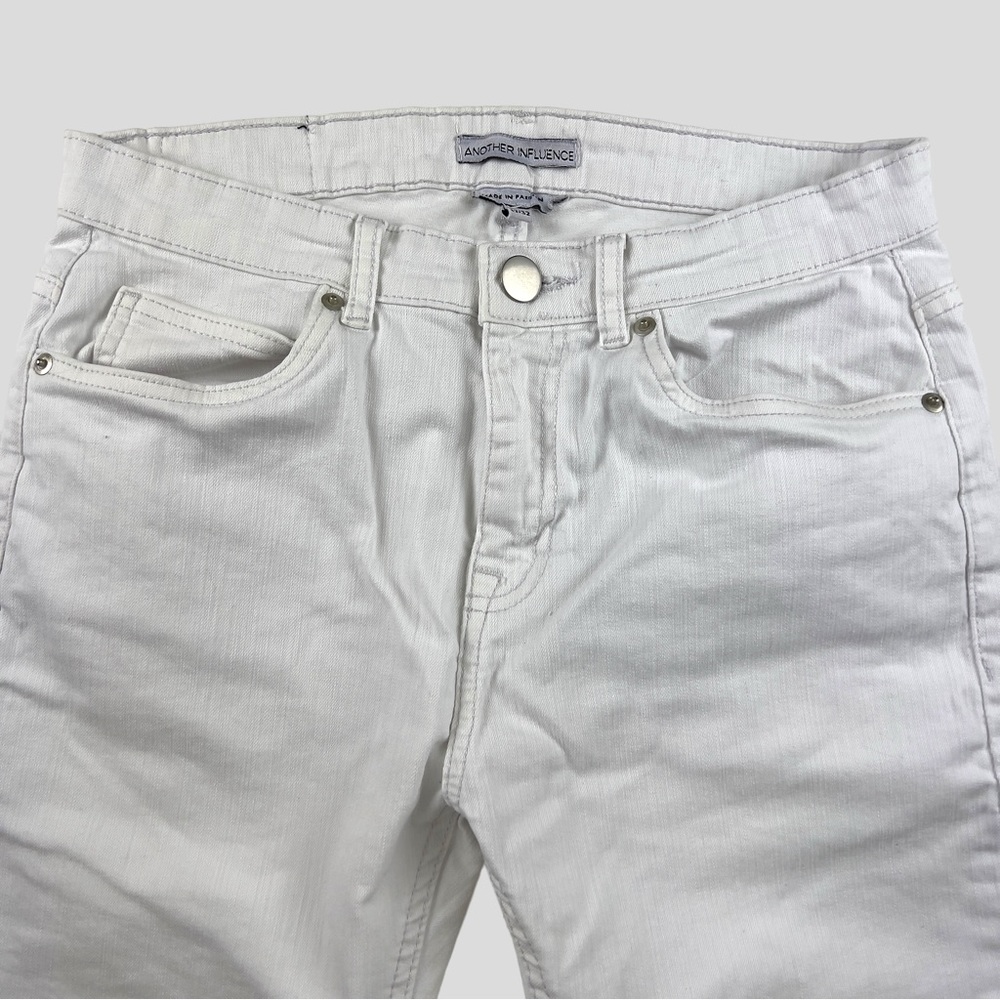 Another Influence White Denim Jeans - Picture 6 of 10